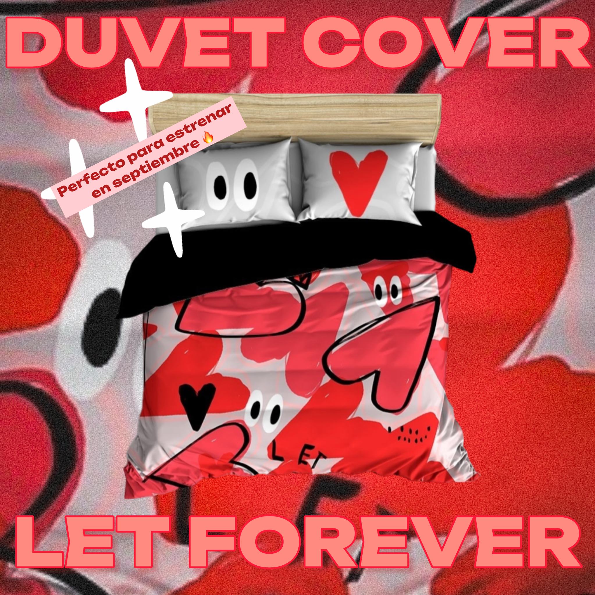 Duvet cover Let forever